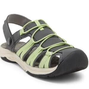 Khombu Women's Bungee Sport Create Sandals Gray – Sz 9